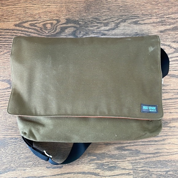 Jack Spade Bags Jack Spade Canvas Messenger Bag In Olive